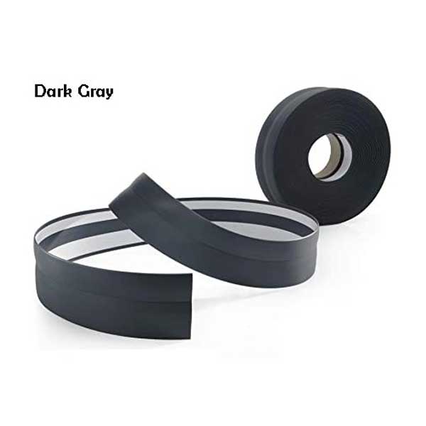 PVC Flexible Skirting Board Strip 25m Long Self Adhesive For Floor Wall Joint