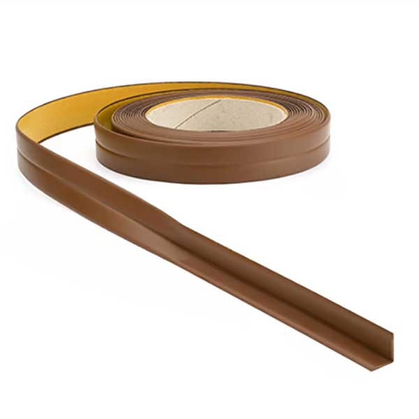 PVC Trim Skirting Board Flexible Self-Adhesive 5m Long